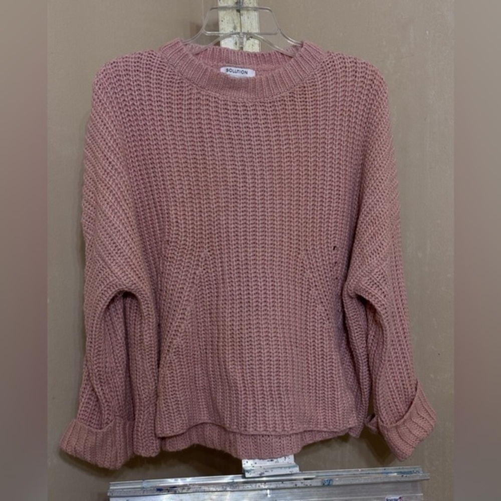 Solutions Blush Pink Women's Sweater